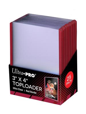 Ultra Pro UP - Toploader - 3" x 4" Red Border (25 pieces) | Makochan