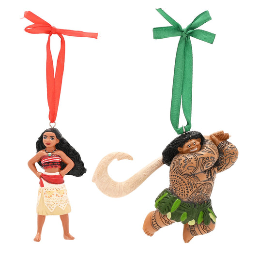 DISNEY - Moana & Maui - Set of 2 Hanging Decoration