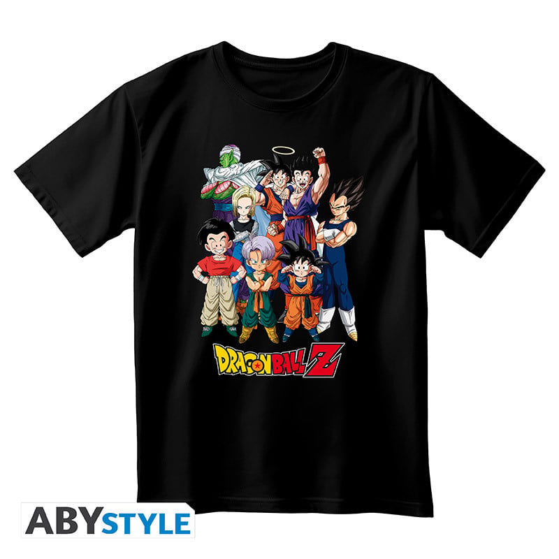 Dragon Ball – T-Shirt DBZ Goku's Group Unisex black (XS)
