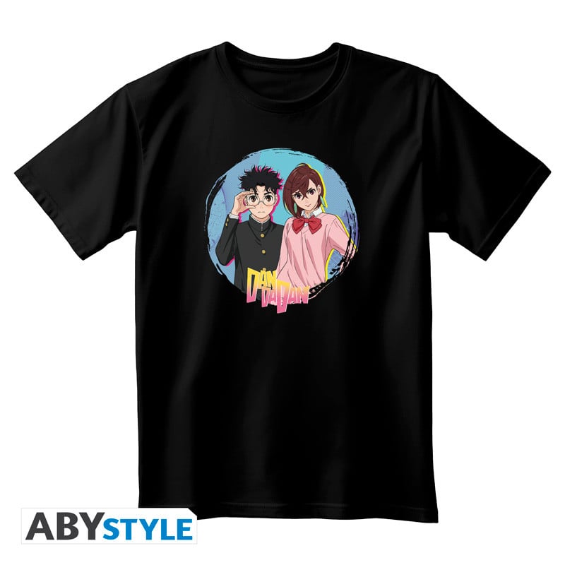 Dandadan – T-Shirt Momo & Okarun Unisex black (XS)