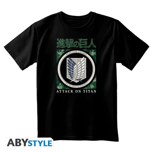Attack ON Titan – T-Shirt Scout Legion Unisex black (XS)