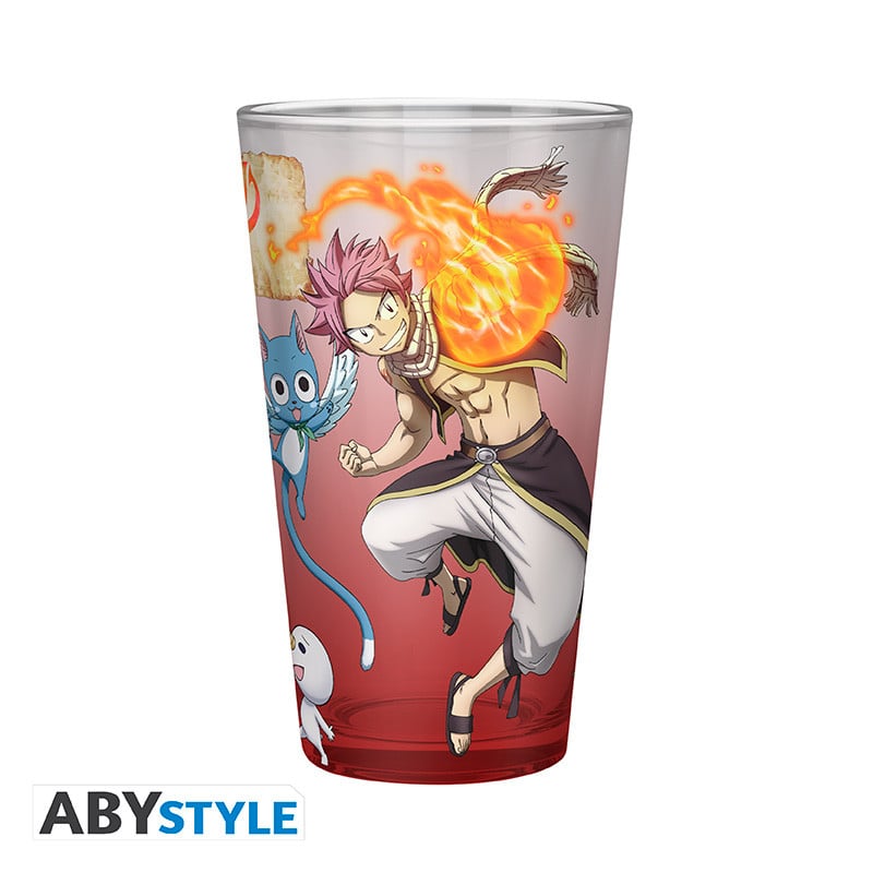 Fairy Tail – Natsu, Lucy, Happy & Plue – Xxl Glass 400ml