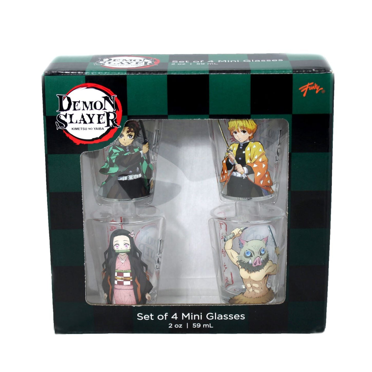 DEMON SLAYER - Groupe - 4 Shot Glass 57ml