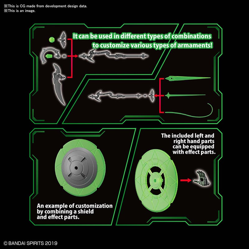 30MM - Customize Weapons (Witchcraft Weapon) - Model Kit