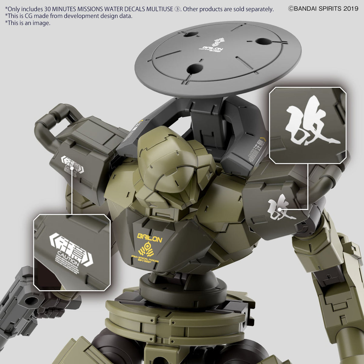 30MM - Water Decals Multiuse 3 - Model Kit