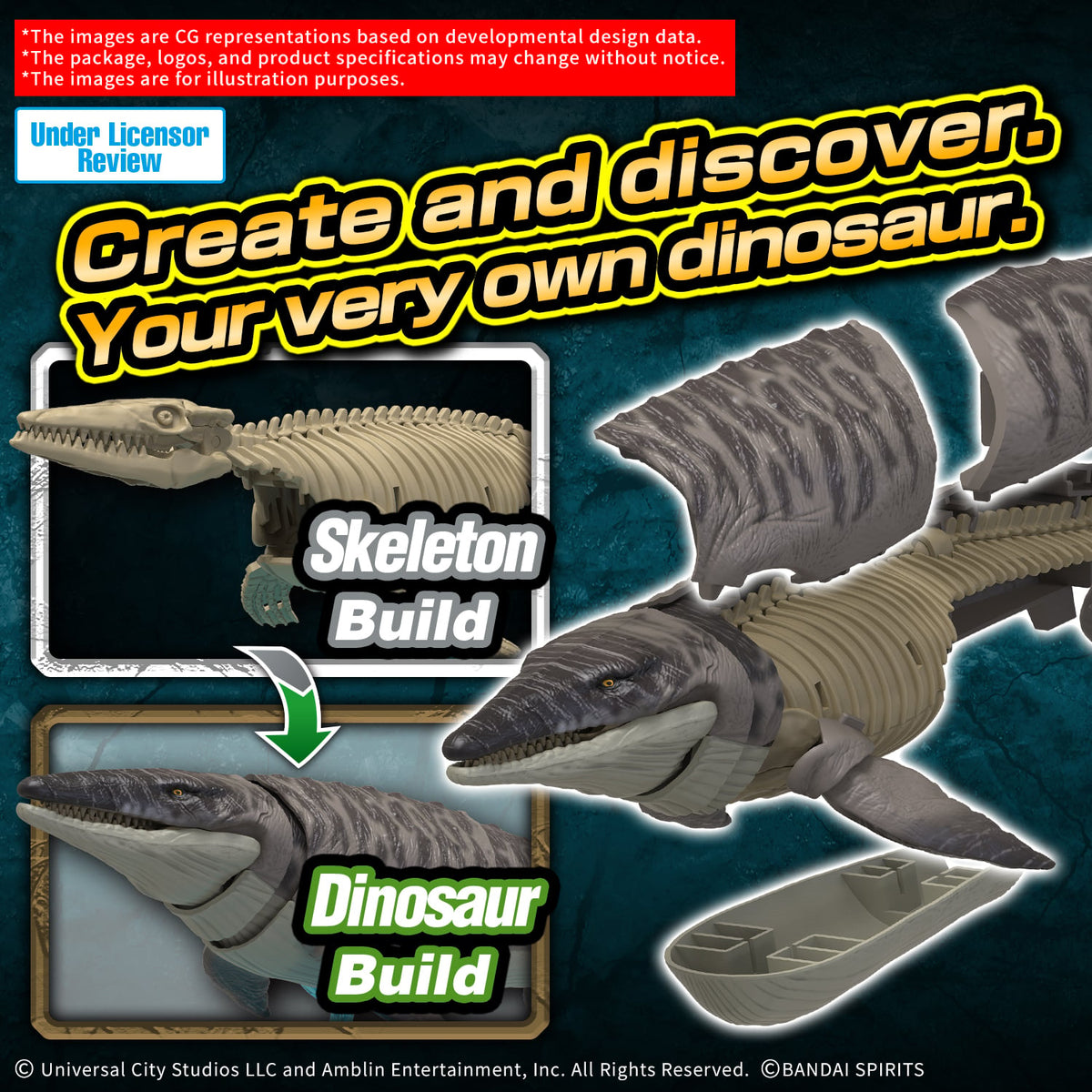 PLANNOSAURUS JURASSIC WORLD - Mosasaurus - Model Kit