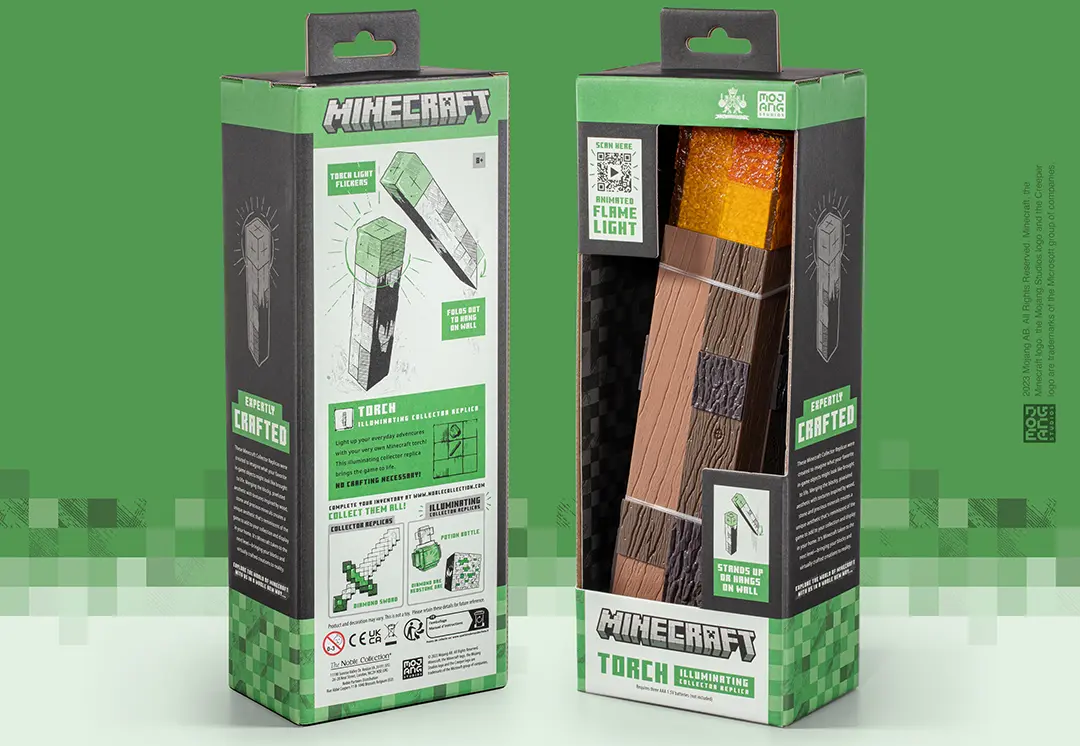 MINECRAFT - Luminous Torch - Collector Replica 25cm