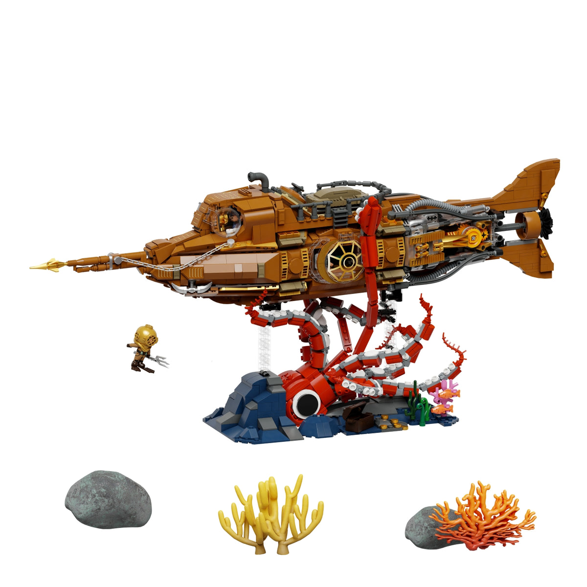 PANTASY - Steampunk the Nautilus - Building block 2552 pcs