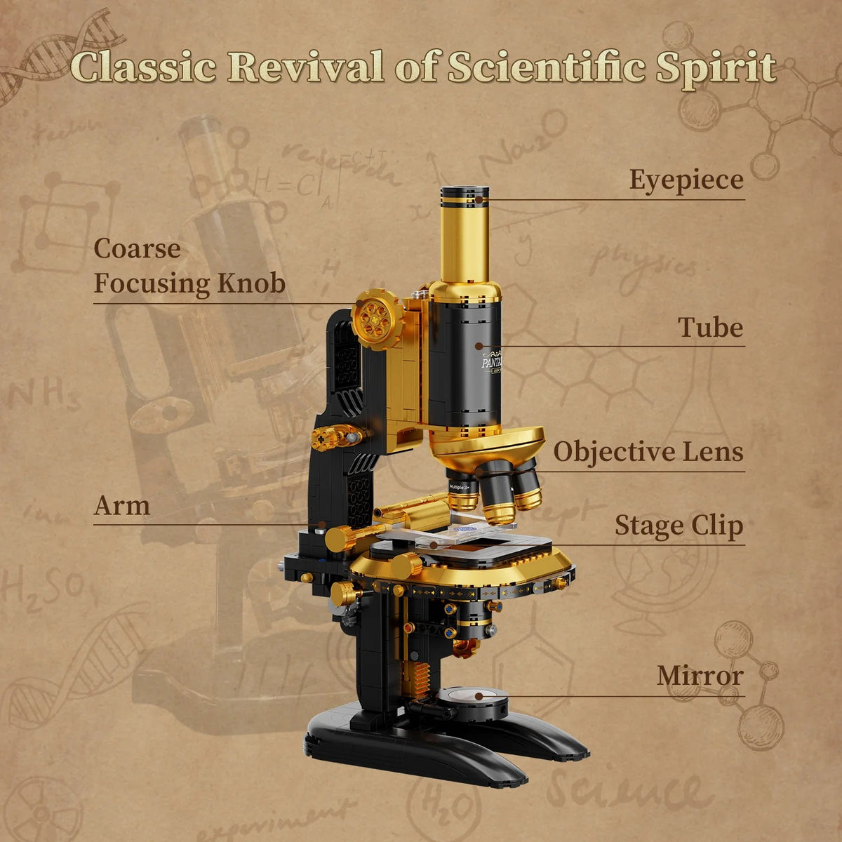 PANTASY - Microscope - Building block 1107 pcs