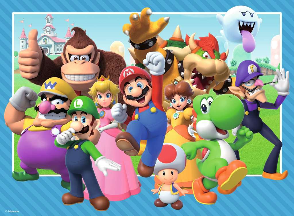 SUPER MARIO - Let's-a-go - Puzzle 100P XXL