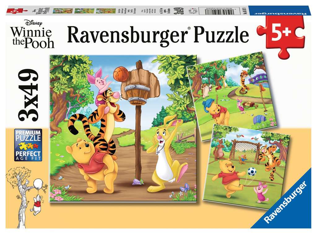 WINNIE THE POOH - Sports day - 3 Puzzle 49P