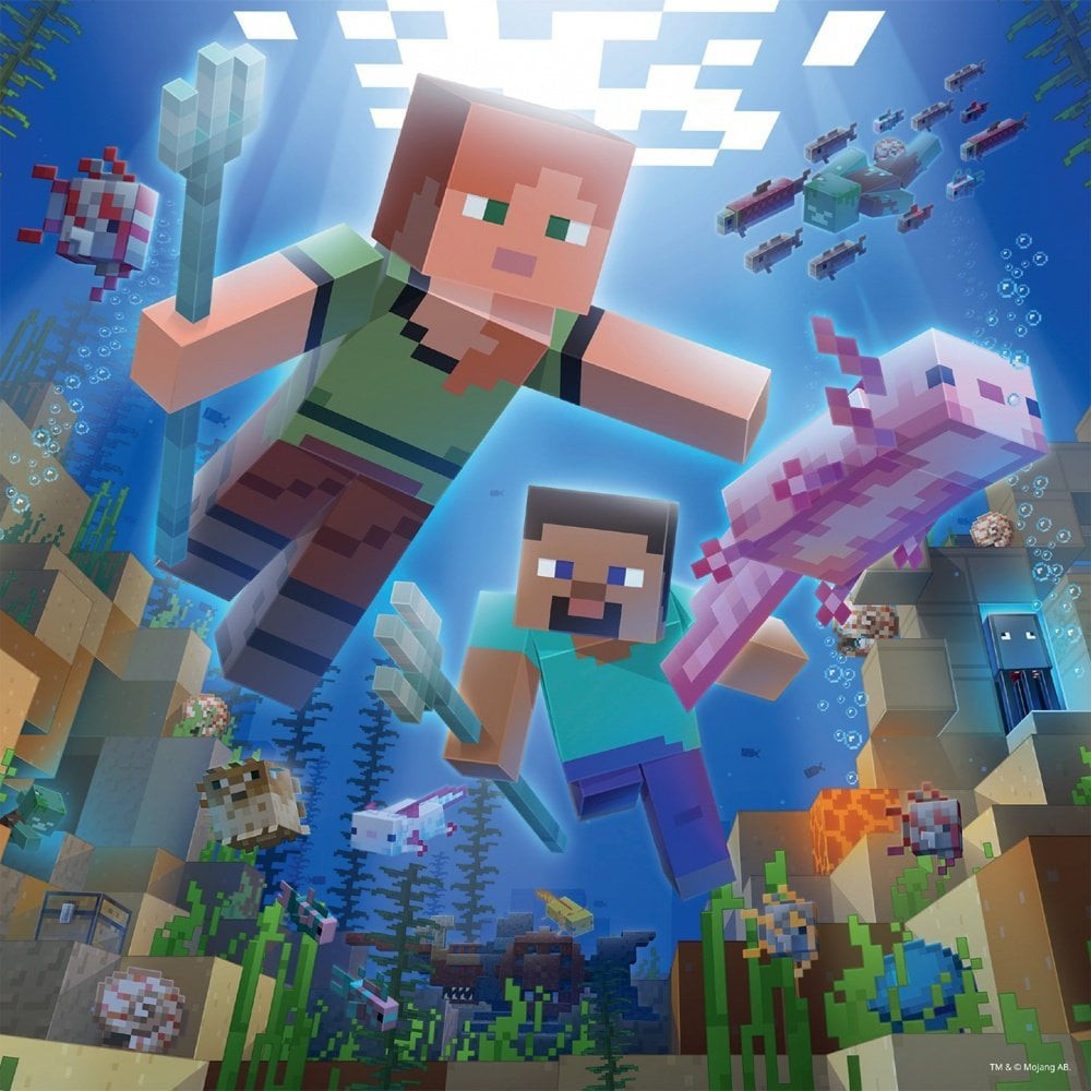 MINECRAFT - Biomes - 3 Puzzle 49P