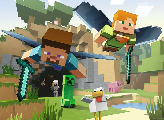 MINECRAFT - Minecraft's adventures - Puzzle 200P XXL