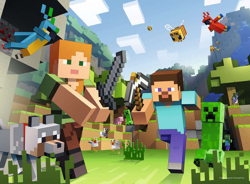 MINECRAFT - Puzzle 100P XXL