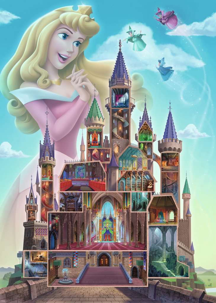 DISNEY CASTLE - Sleeping Beauty - Puzzle 1000pcs