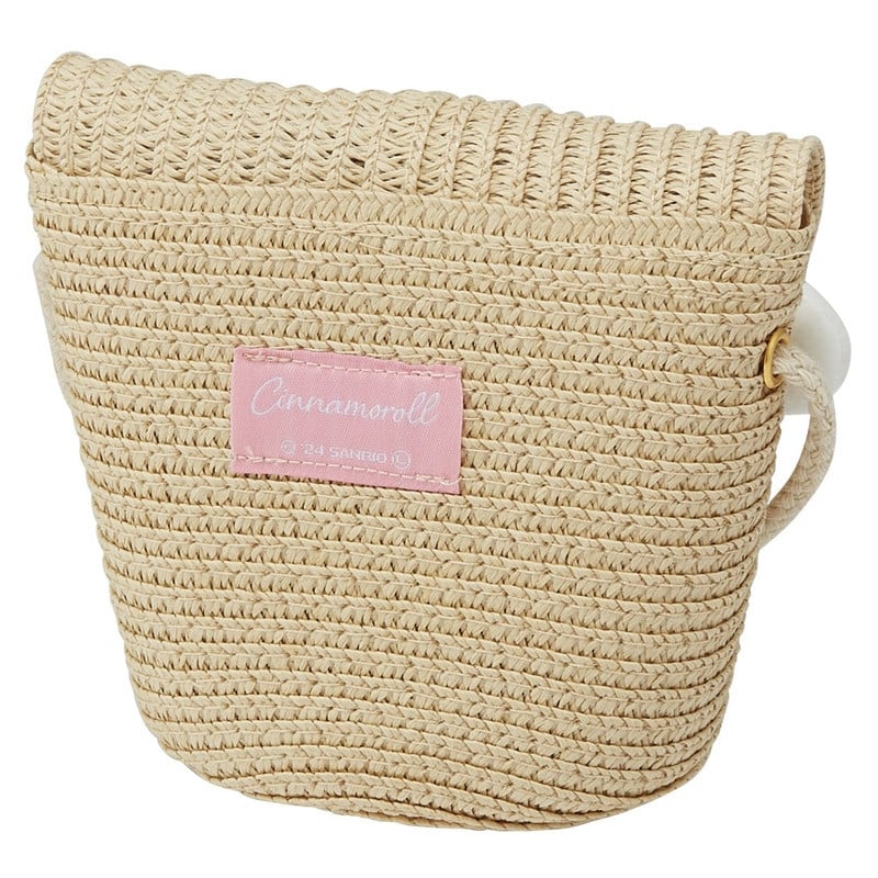 HELLO KITTY - Cinnamoroll - Straw crossbody bag 13.8x13cm