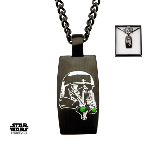 STAR WARS - Black PVD Dog Tag Stromtrooper