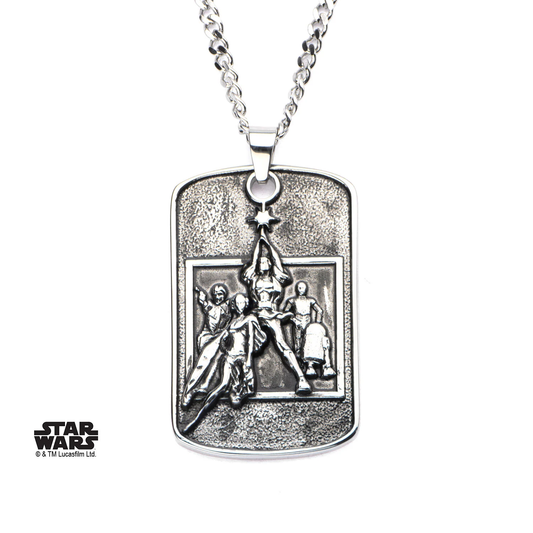 STAR WARS - Poster Relief Dog Tag Pendant comes with Chain
