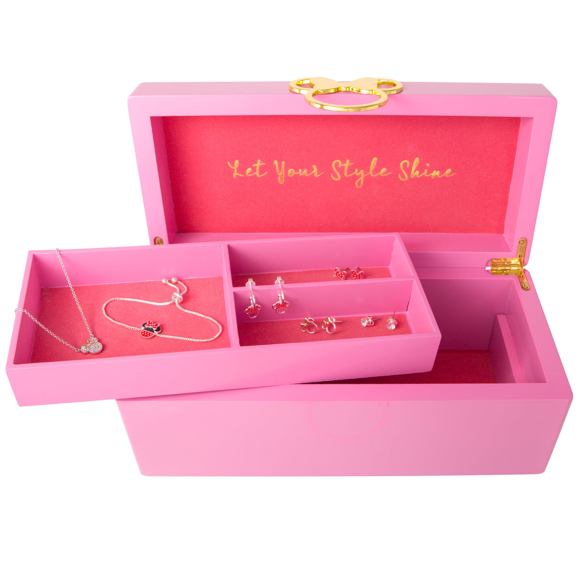 MINNIE - Jewellery Box in Wood - 24x 11,5x 10 cm