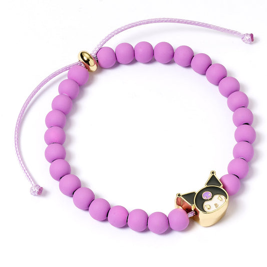 KUROMI - Purple - Bead Bracelet