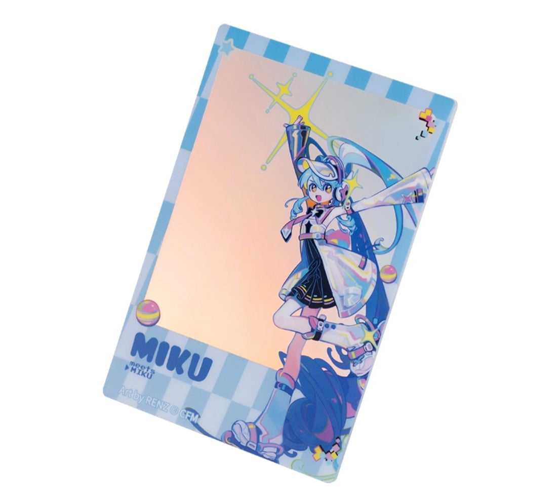 Moeyu Hatsune Miku “Retro & Future Reflection” Series Acrylic Transparent Card | Collectible Photocard - Moeyu - Makochan - Belgium - Europe