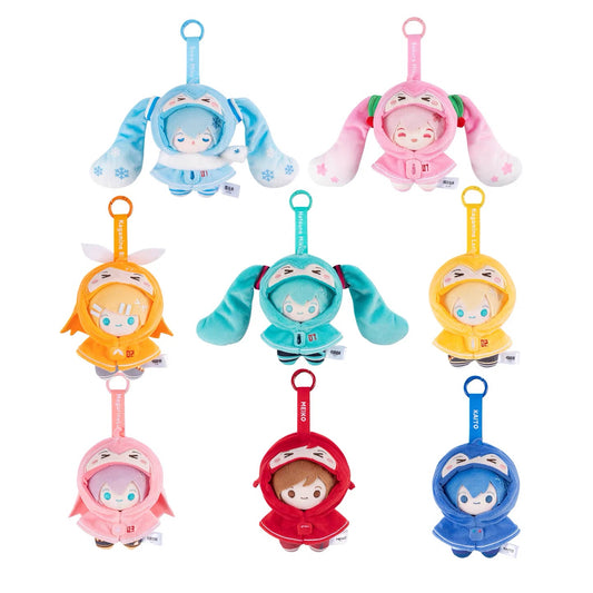 moeyu Hatsune Miku Mini Shawl Series Plush Keychain Blind Box [6 pieces/box, 8 designs total]