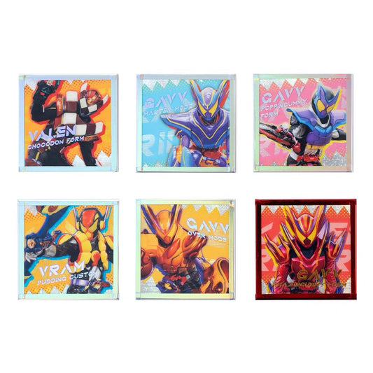 moeyu Kamen Rider Gabu Series Double-Sided Paper Keychain Blind Box [6 pieces/box, 6 designs total]