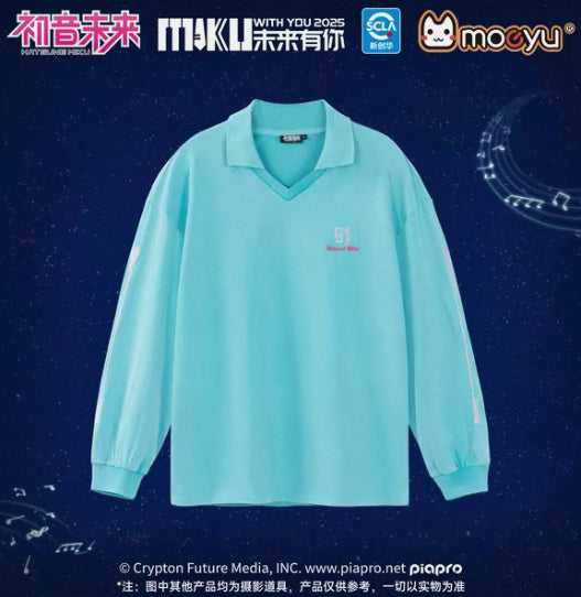 Moeyu Hatsune Miku Future With You 2025 Concert Long-Sleeve T-Shirt
