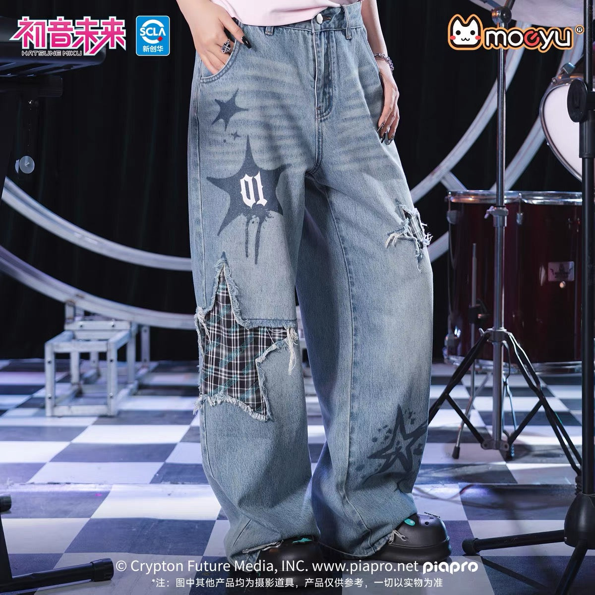 Moeyu Hatsune Miku Rock Future Series Pants