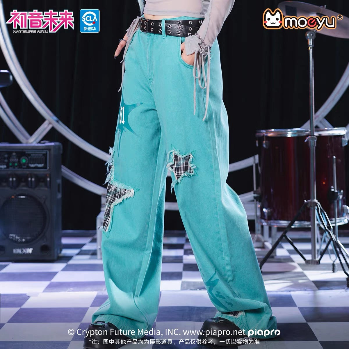 Moeyu Hatsune Miku Rock Future Series Pants