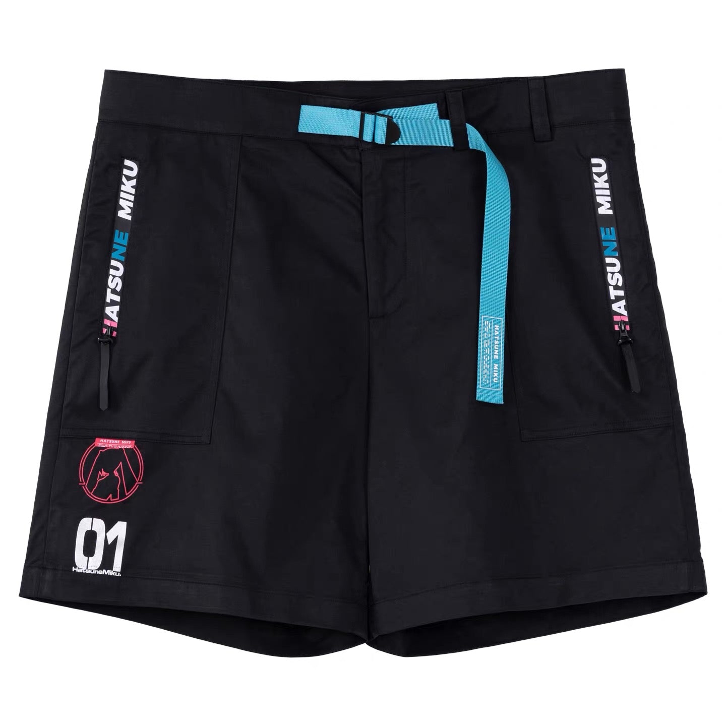 Moeyu Hatsune Miku Neon Electronic Music Series Mid-Length Shorts