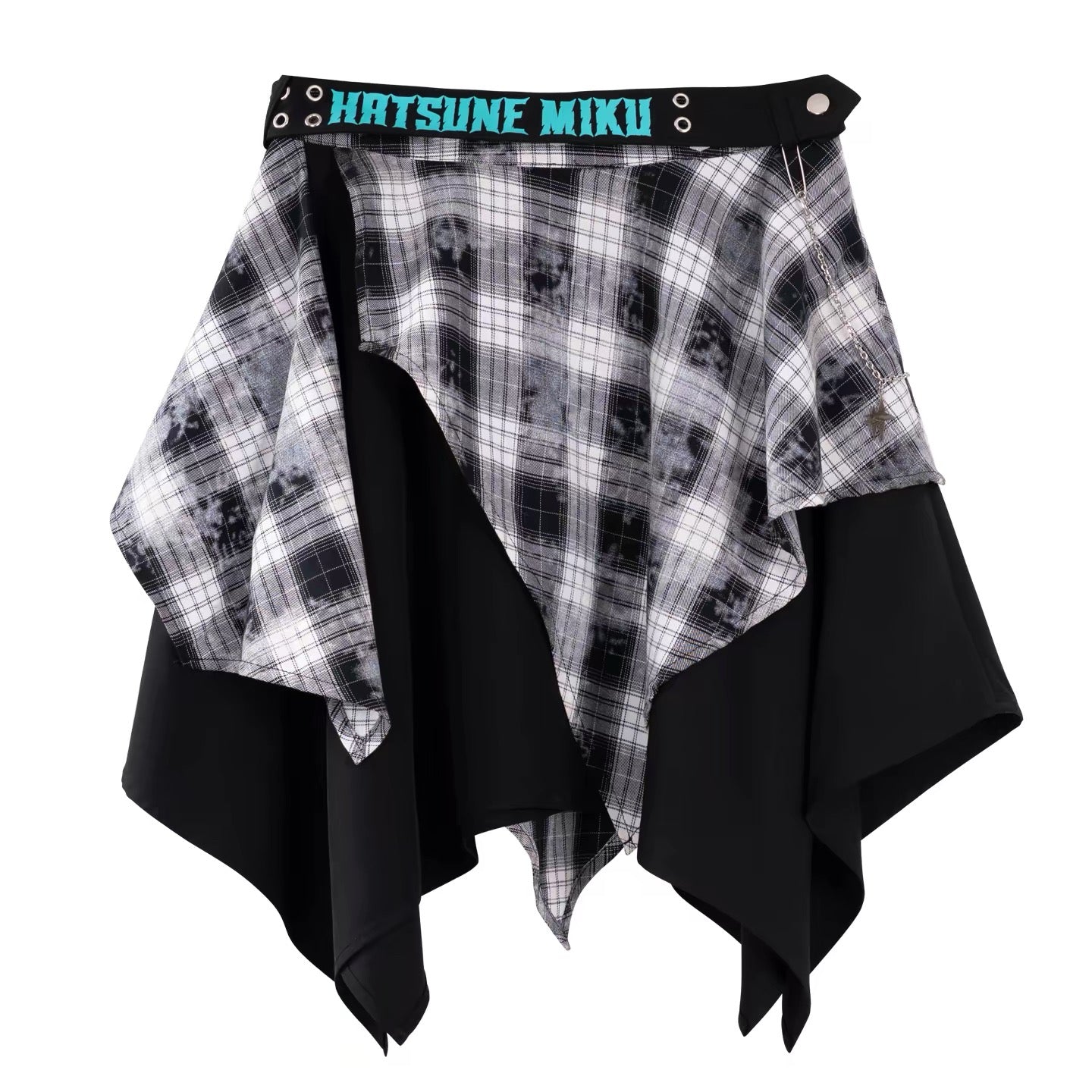 Moeyu Hatsune Miku Rock Future Series Irregular Skirt