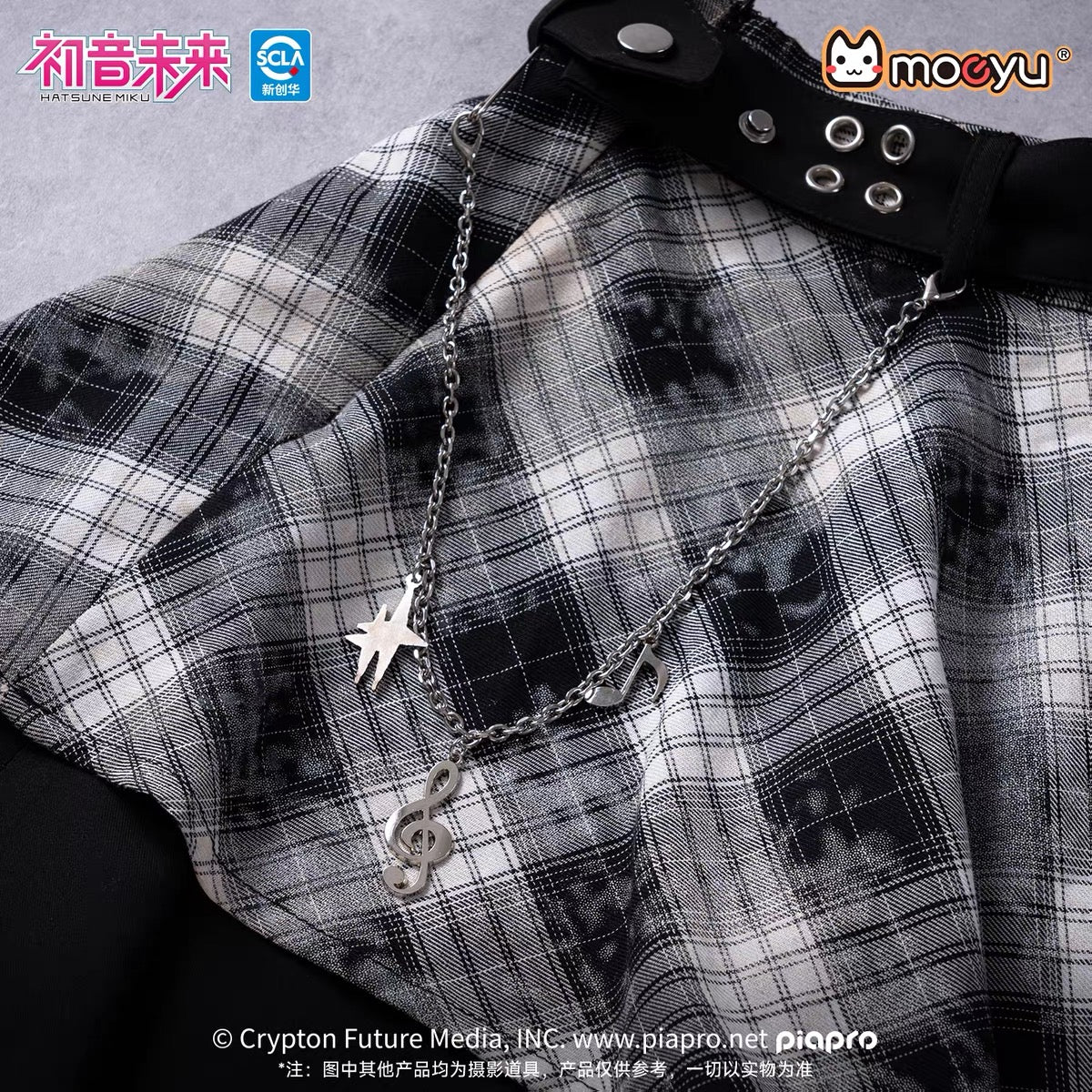 Moeyu Hatsune Miku Rock Future Series Irregular Skirt