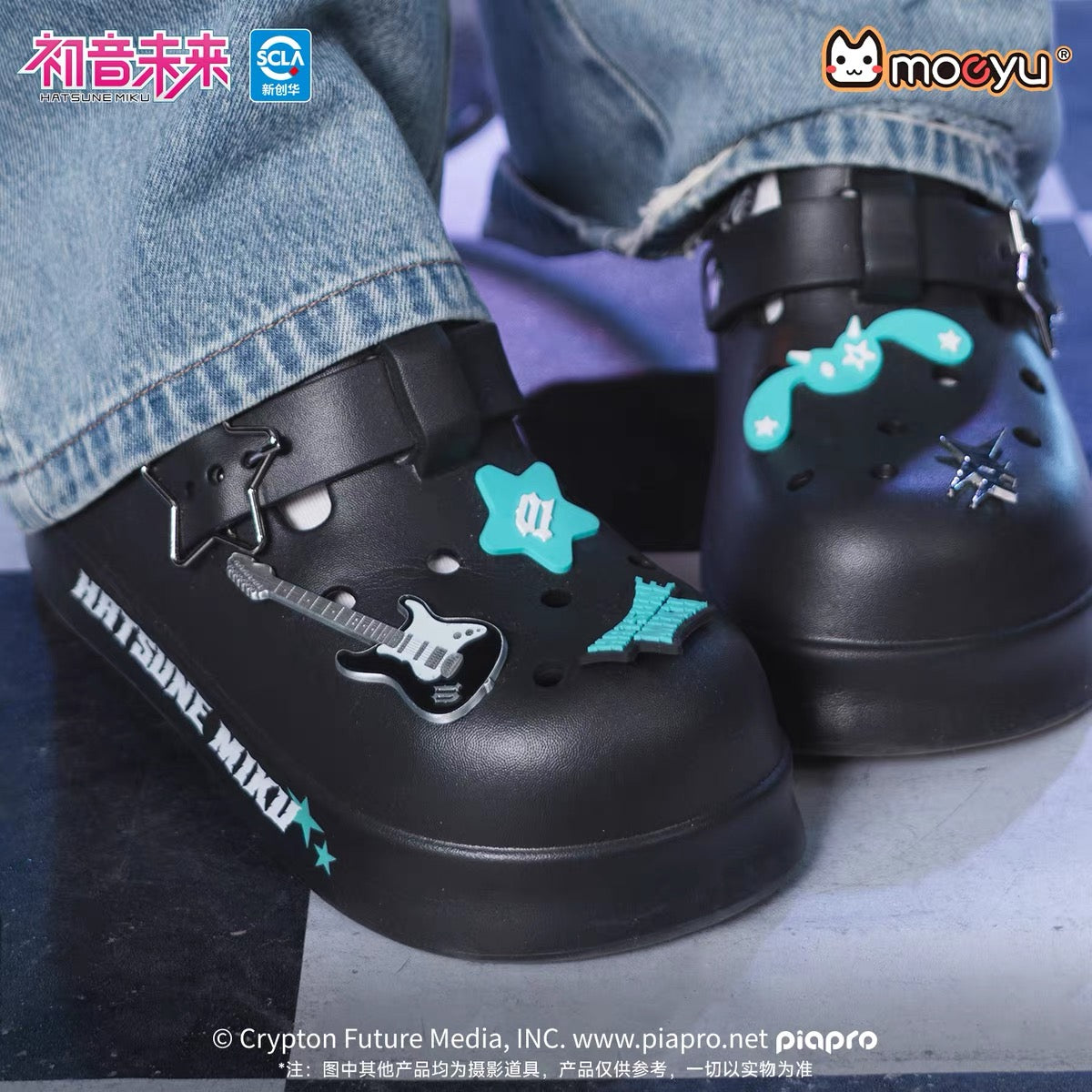 Moeyu Hatsune Miku Rock Future Series Clogs