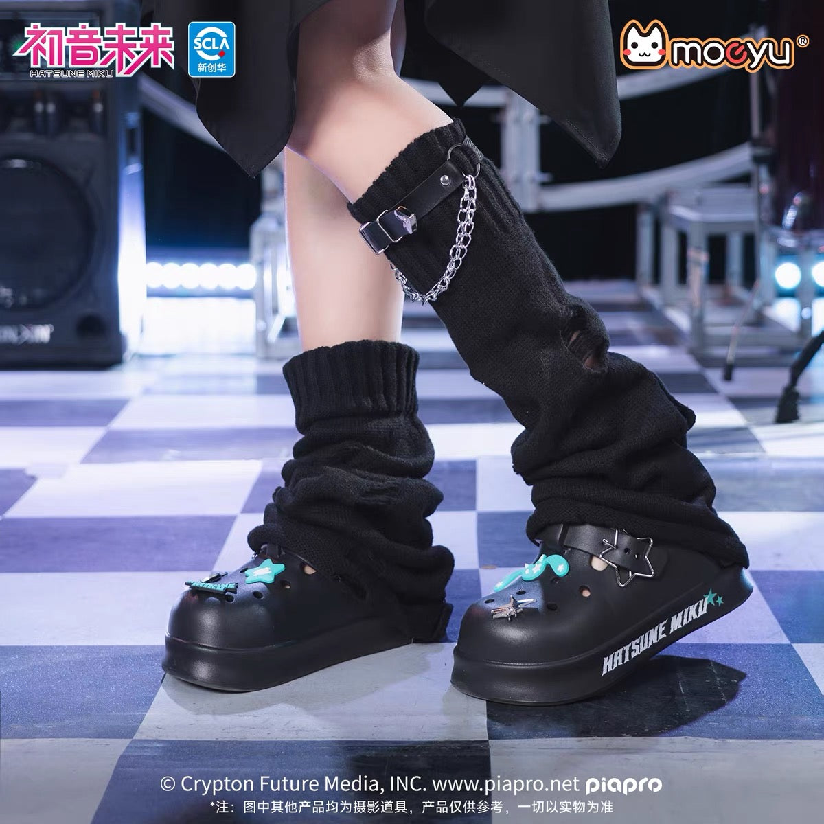 Moeyu Hatsune Miku Rock Future Series Clogs