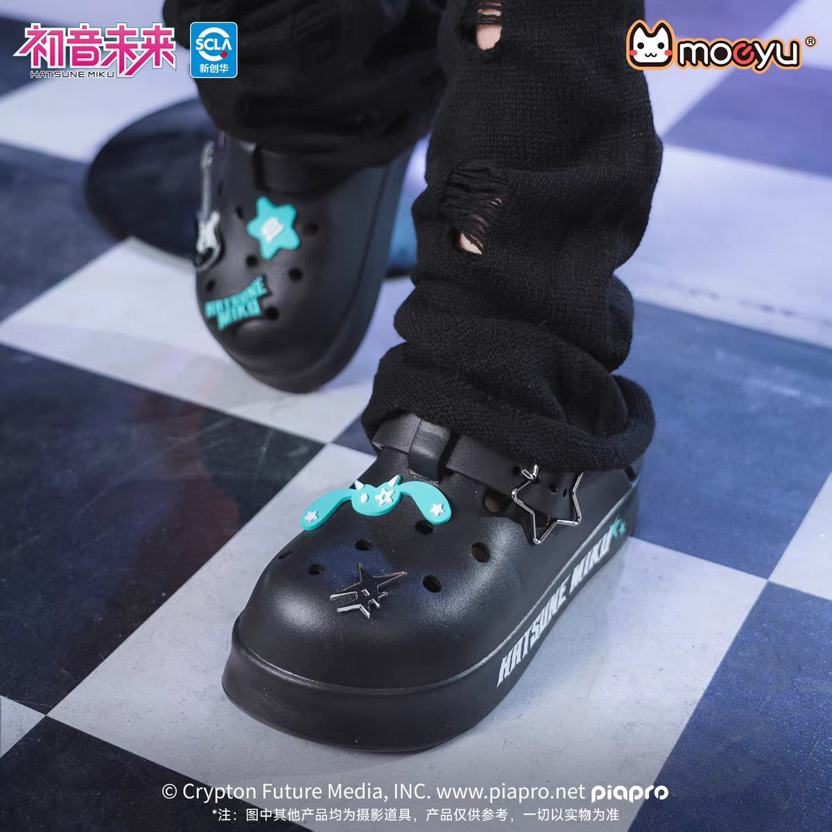 Moeyu Hatsune Miku Rock Future Series Clogs