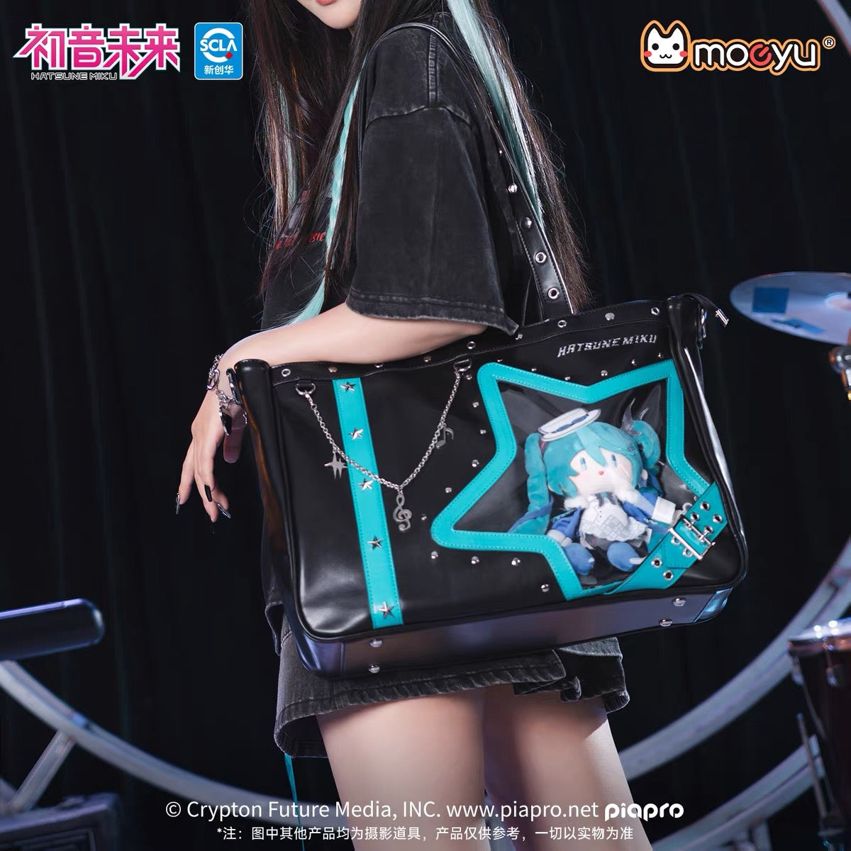 Moeyu Hatsune Miku Rock Future Series Ita Layer Shoulder Bag