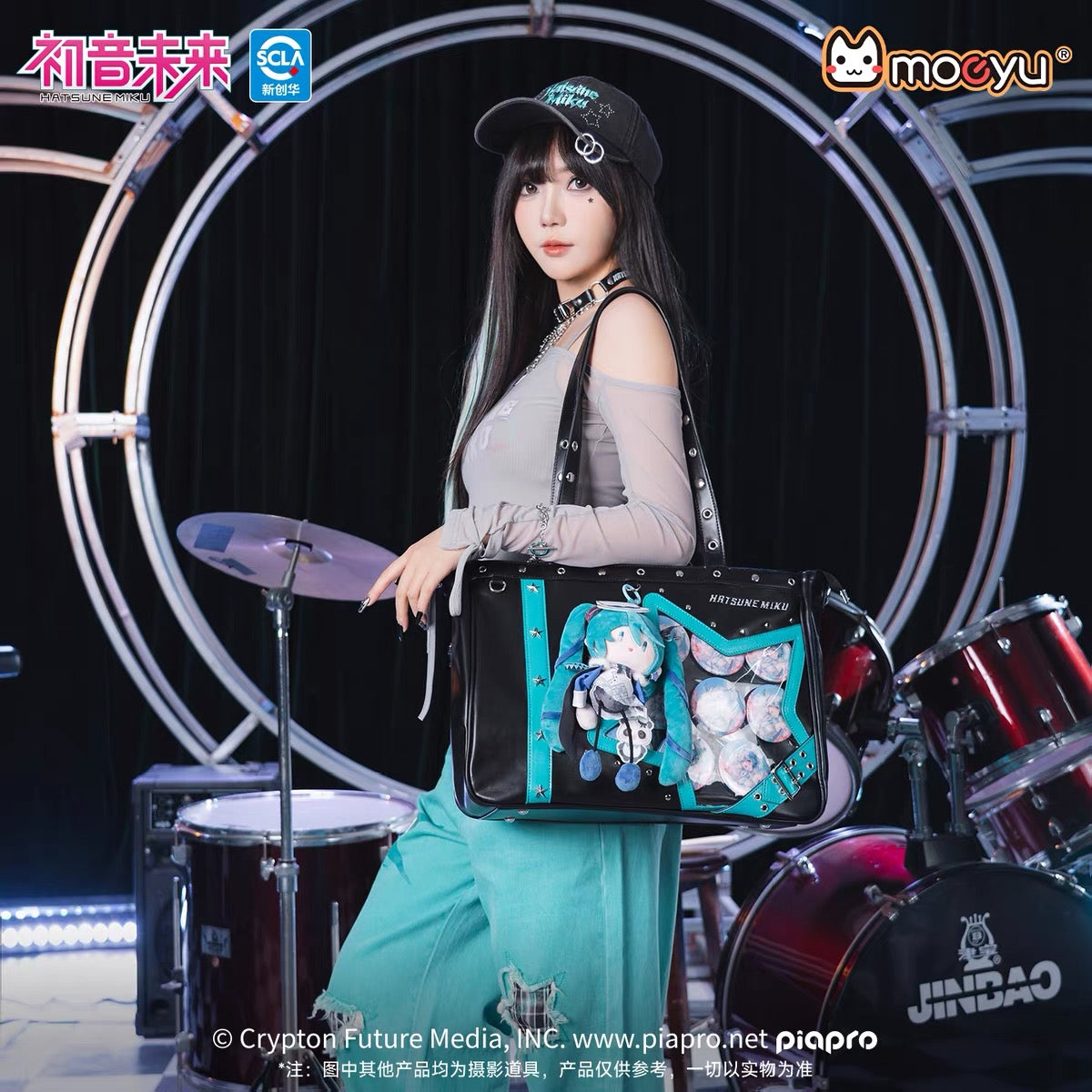 Moeyu Hatsune Miku Rock Future Series Ita Layer Shoulder Bag