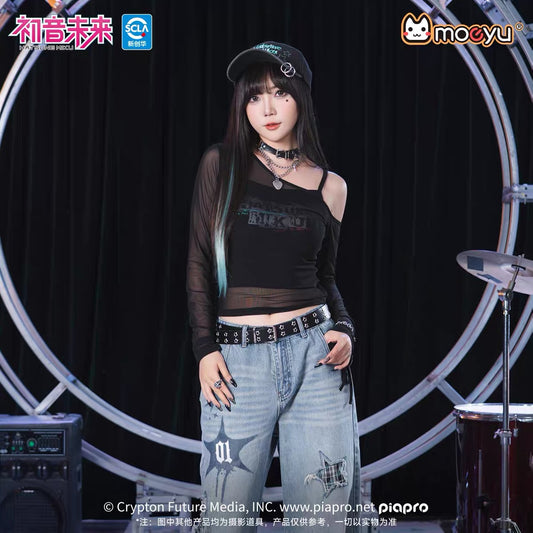 Moeyu Hatsune Miku Rock Future Series Mesh Long