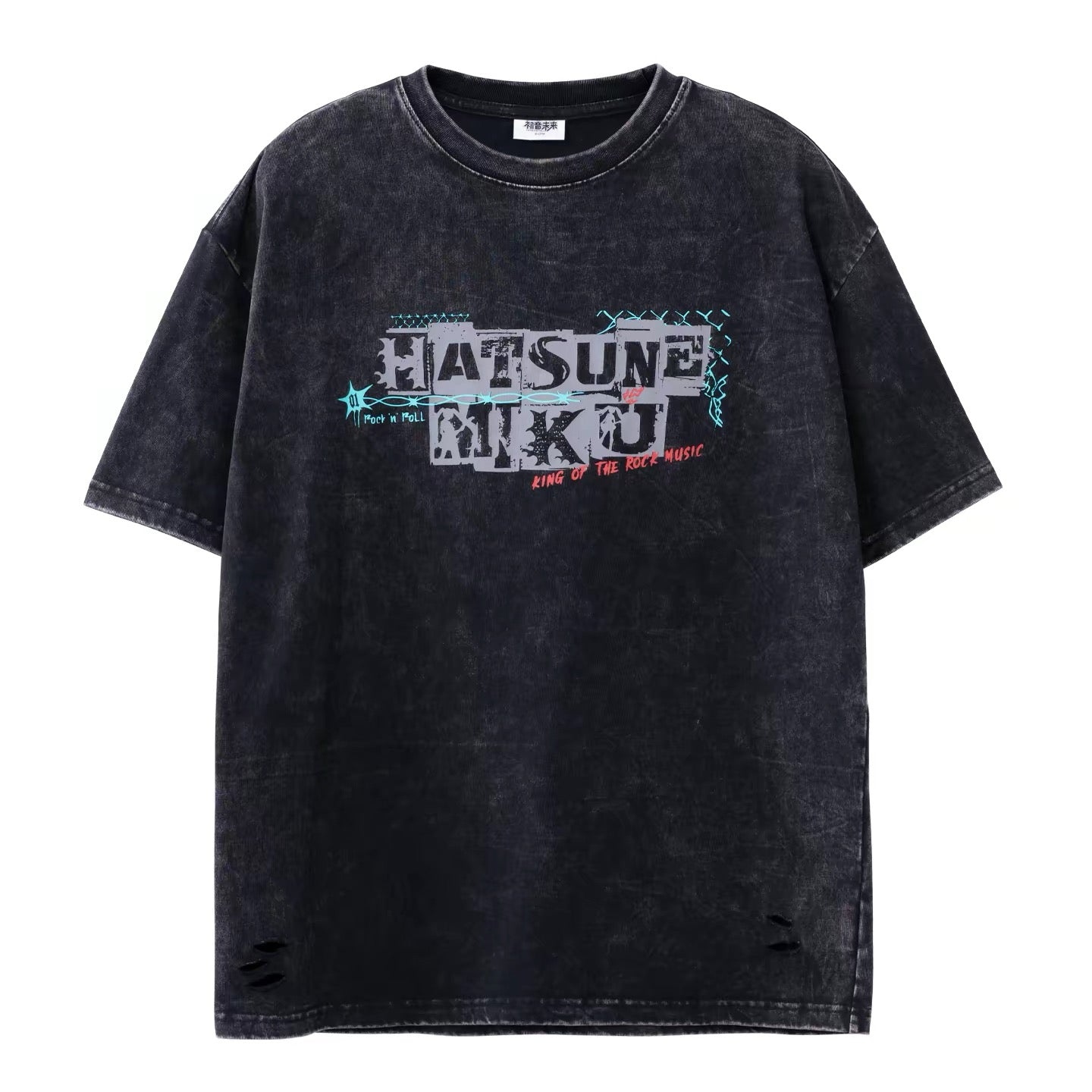 Moeyu Hatsune Miku Rock Future Series Washed T-shirt