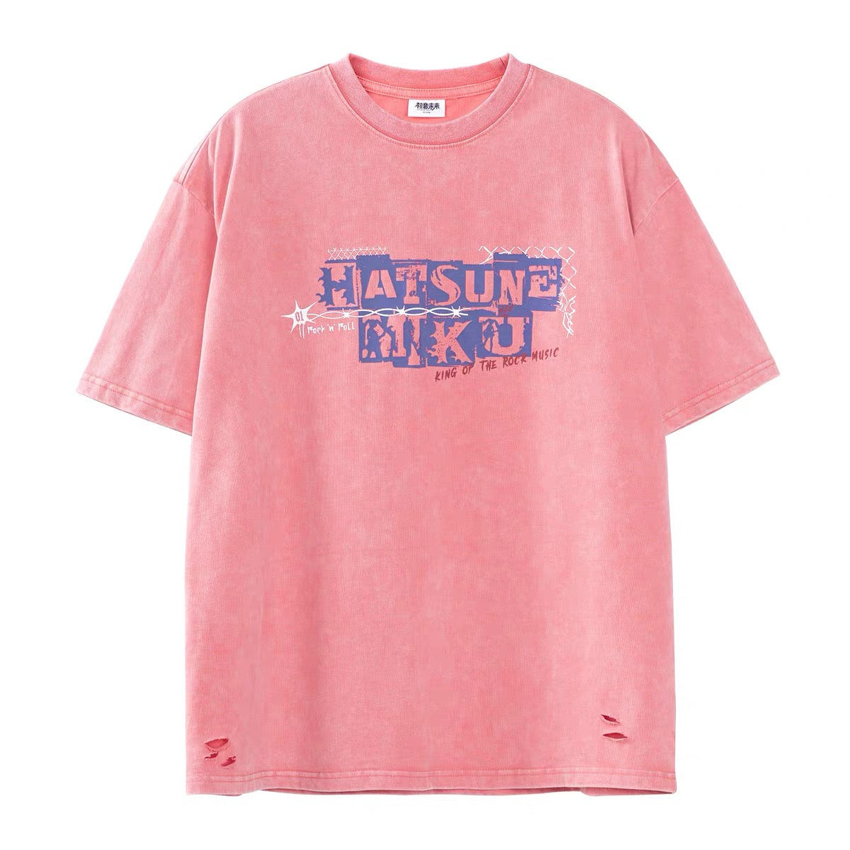 Moeyu Hatsune Miku Rock Future Series Washed T-shirt