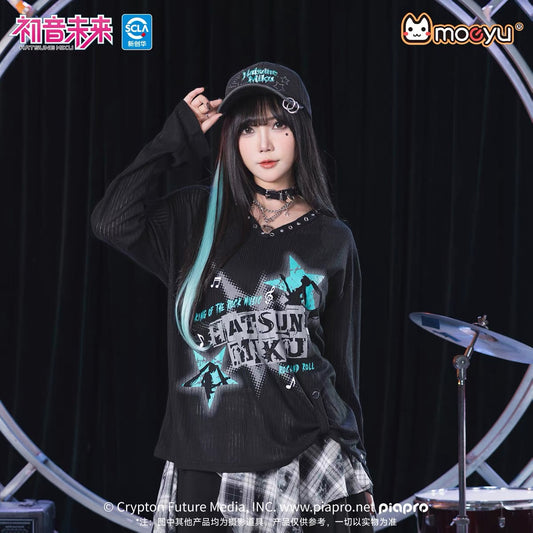 Moeyu Hatsune Miku Rock Future Series Hollowed-out Cover-up