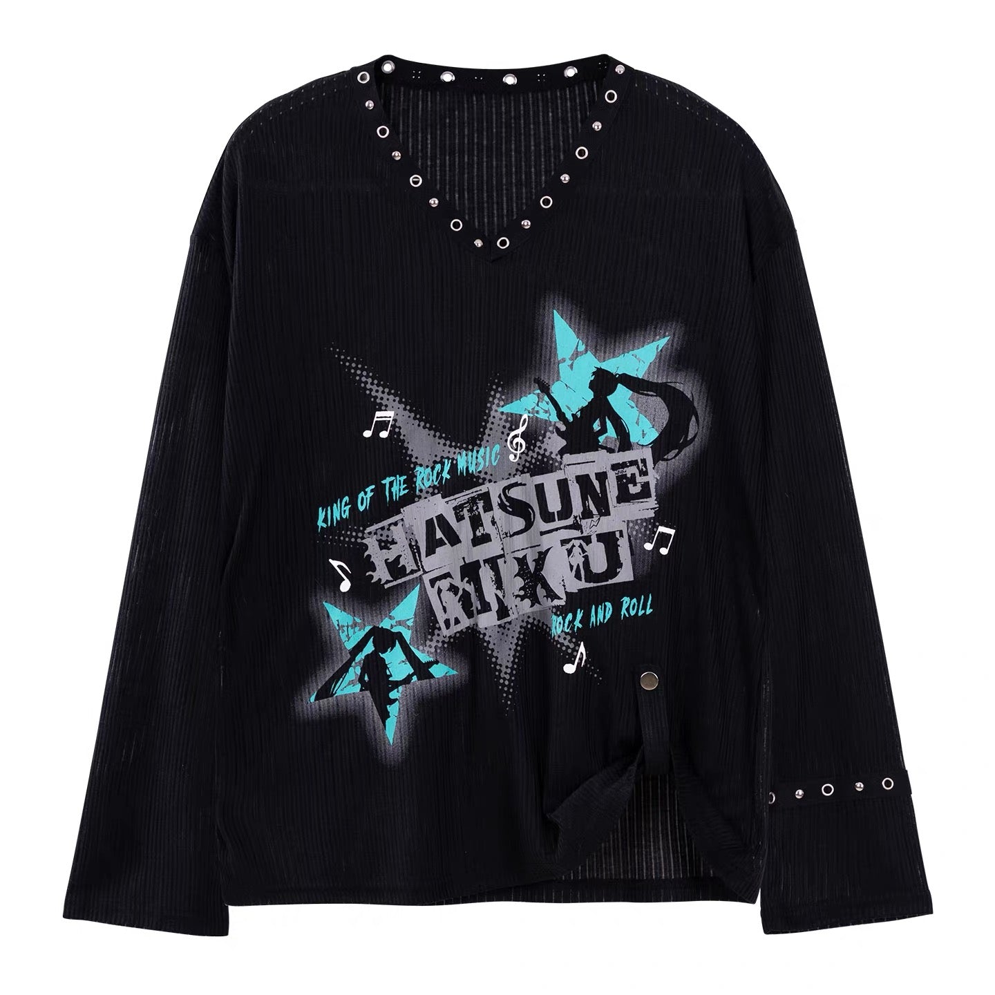 Moeyu Hatsune Miku Rock Future Series Hollowed-out Cover-up