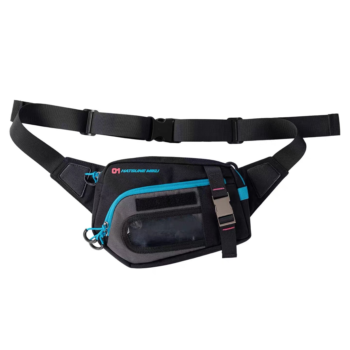Moeyu Hatsune Miku Neon Electronic Music Series Chest Bag