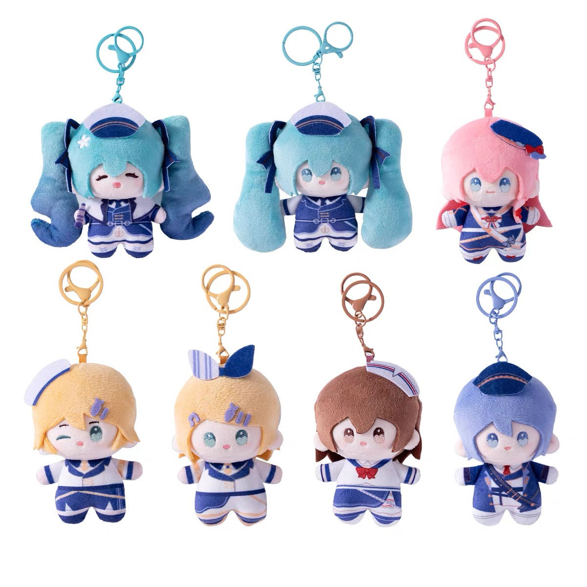 Moeyu Hatsune Miku Tide Song Series Plush Nunu Keychain Blind Box