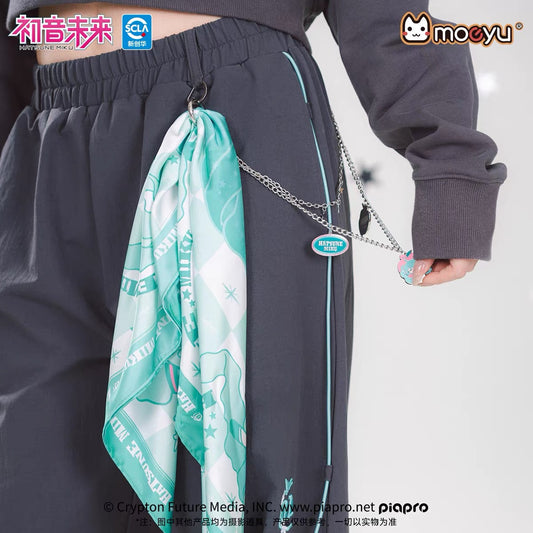 Moeyu Hatsune Miku Millennium Candy Series Hip Hop Pants Chain Accessory Trendy Square Scarf Waist Chain Decoration