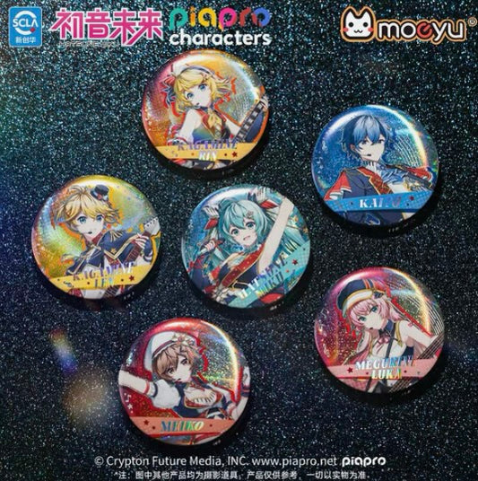 Moeyu Hatsune Miku - Starry Voice Series - Tin Badges