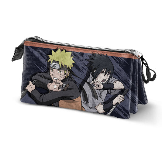 NARUTO & SASUKE - Triple Pencil Case