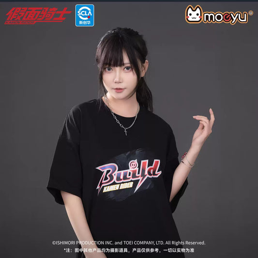 Moeyu Kamen Rider Build Rabbit Tank Mode Impression T-shirt - Moeyu anime merchandise