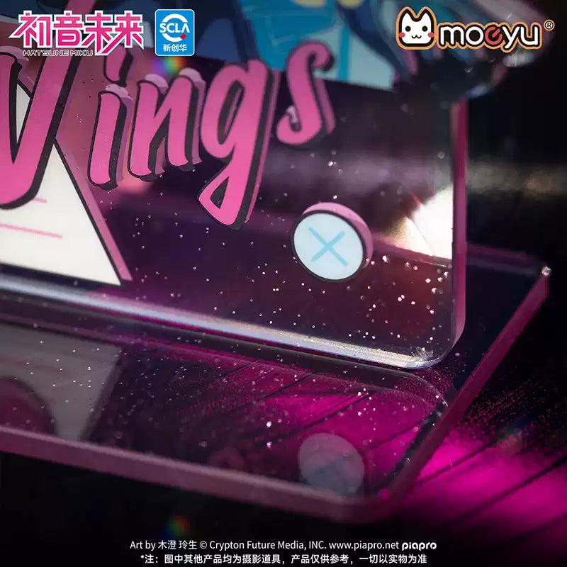 Moeyu Hatsune Miku Synthesizer Wave Wing Acrylic Jewelry Stand